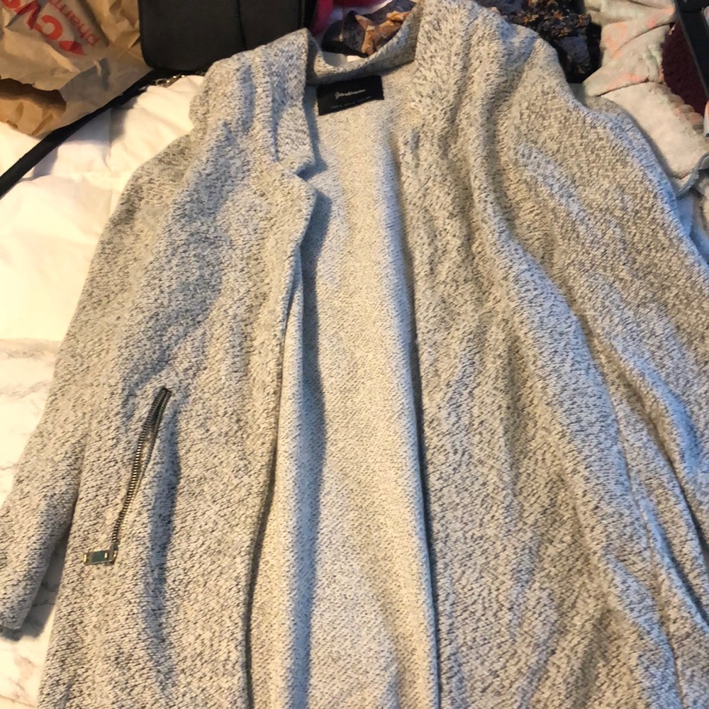 Gray Super Soft Stradivarius Jacket/Cardigan - image 1